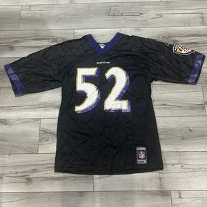 Ray Lewis Baltimore Ravens Alternate Black Jersey Reebok Size Men’s Medium
